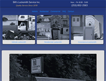 Tablet Screenshot of billslocksmithservice.com